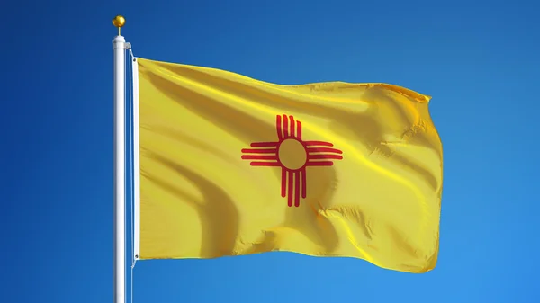 New Mexico bayrak, yol alfa kanalı saydamlık kırpma ile izole