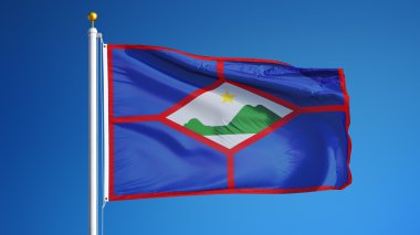 Sint Eustatius flag, isolated with clipping path alpha channel transparency clipart
