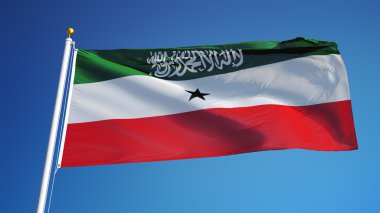 Somaliland bayrak, yol alfa kanalı saydamlık kırpma ile izole