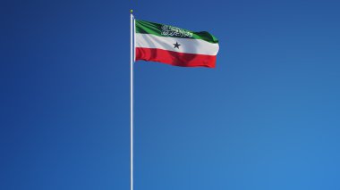 Somaliland bayrak, yol alfa kanalı saydamlık kırpma ile izole