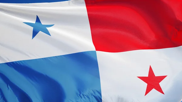 Bandera de Panamá, aislada con ruta de recorte alfa canal de transparencia — Foto de Stock