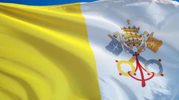 Papal States flag, isolated with clipping path alpha channel transparency — Stock Photo, Image