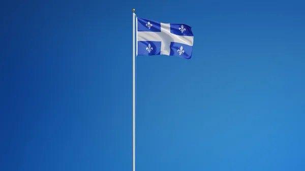 Quebec bayrak, yol alfa kanalı saydamlık kırpma ile izole