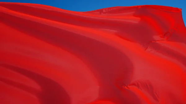 Kırmızı bayrak, yol alfa kanalı saydamlık kırpma ile izole