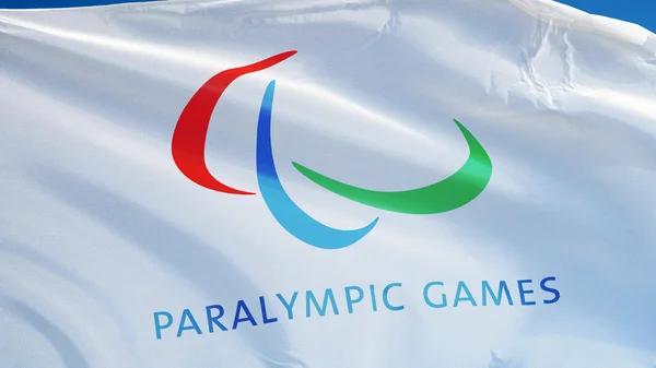 Rio 2016 Paralimpik Oyunları bayrak, kırpma yolu alfa kanalı ile