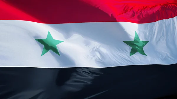 Syria flag, isolated with clipping path alpha channel transparency — Stock Photo, Image