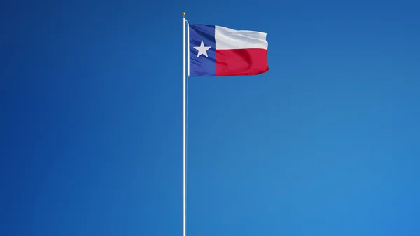 Texas bayrak, yol alfa kanalı saydamlık kırpma ile izole