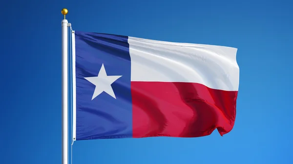 Texas flag, isolated with clipping path alpha channel transparency