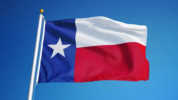 Texas flag, isolated with clipping path alpha channel transparency