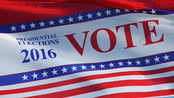 Ψηφοφορία 2016 Προεδρικό εκλογές ΗΠΑ σημαία, απομονωμένοι στον alpha — Φωτογραφία Αρχείου