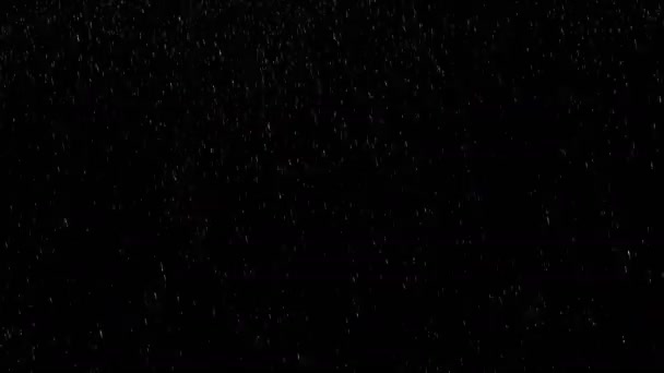 Caindo chuva cai animação de filmagem em câmera lenta com início e fim — Vídeo de Stock