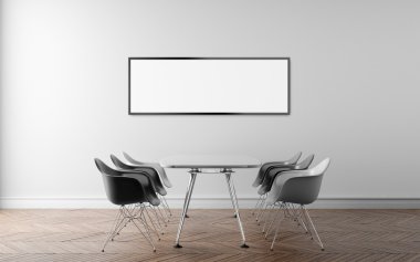 Boş resim çerçevesi iç kadar sahte