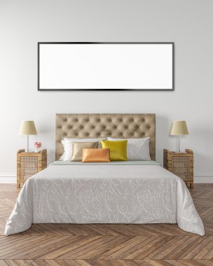 Boş resim çerçevesi arka plan sahte