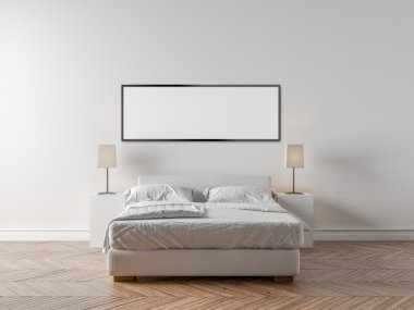 Boş resim çerçevesi arka plan sahte