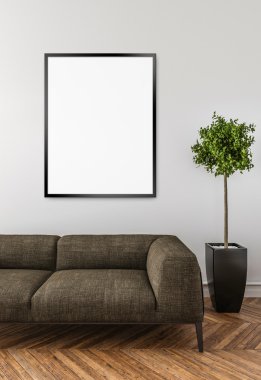 Boş resim çerçevesi arka plan kadar sahte
