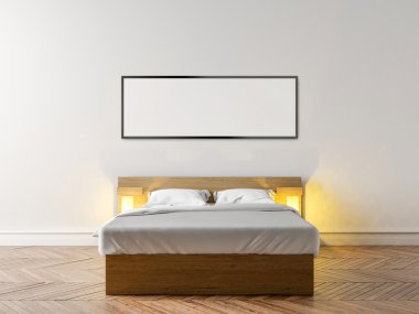 Boş resim çerçevesi arka plan kadar sahte