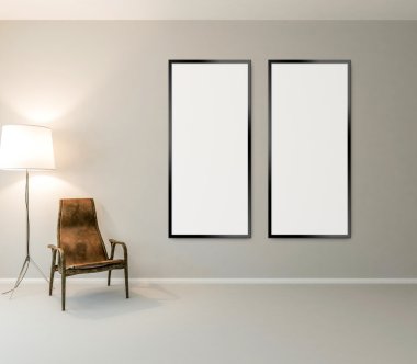 Boş resim çerçevesi arka plan kadar sahte