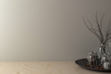 Boş duvar ve dekorasyon