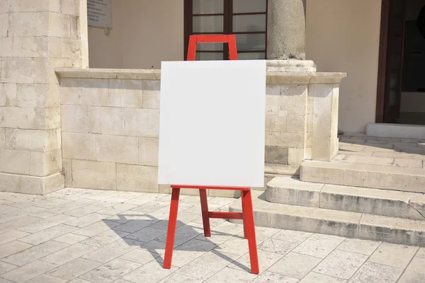 Blank easel background — Stock Photo, Image