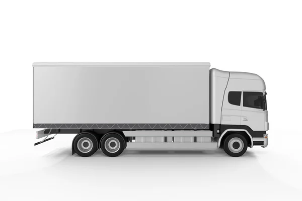 Big Truck sfondo - Modello vuoto per il design branding — Foto Stock