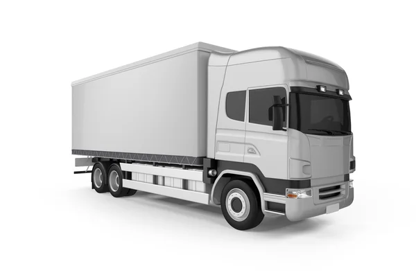 Big Truck sfondo - Modello vuoto per il design branding — Foto Stock