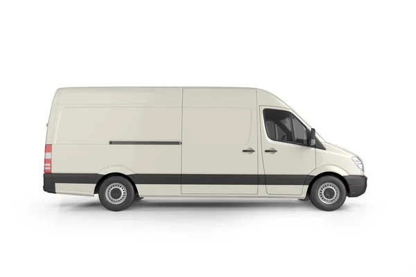 Big Delivery Van Mockup, layout per la presentazione — Foto Stock