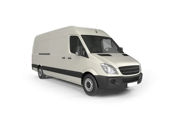 Big Delivery Van Mockup, diseño para la presentación —  Fotos de Stock