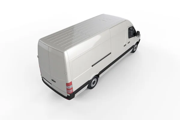 Big Delivery Van Mockup, diseño para la presentación — Foto de Stock