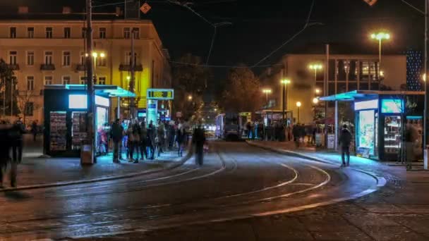 Foule sur le tramway — Video