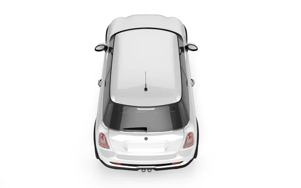 Mini sport auto op witte achtergrond — Stockfoto