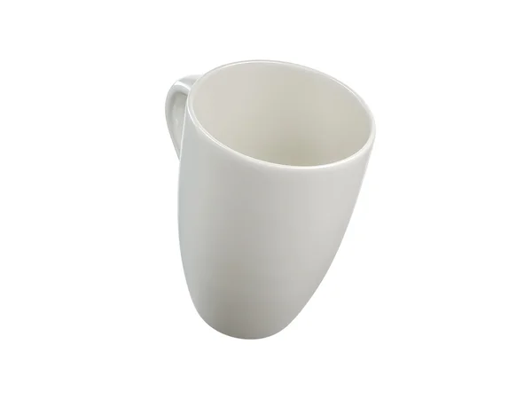 Tazza modello su su sfondo bianco — Foto Stock