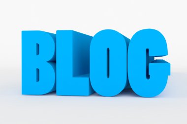 Büyük 3d kalın metin - blog