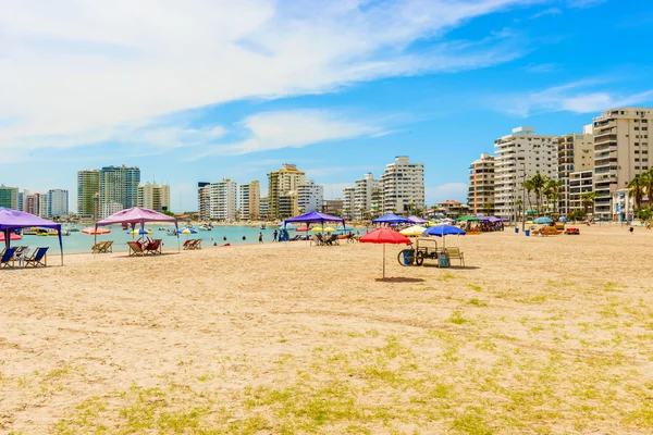 Playa de San Lorenzo στο Σαλίνας, Εκουαδόρ — Φωτογραφία Αρχείου