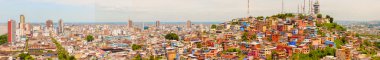 Guayaquil Ekvador Cerro Santa Ana görünümü