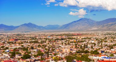 Panorama of the city of Saltillo in Mexico. clipart