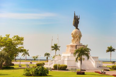 Vasco Nunez de Balboa Anıtı. Panama City, Panama Cumhuriyeti,