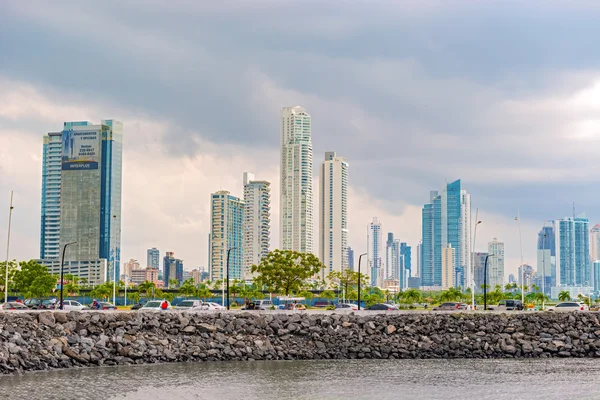 Wolkenkrabbers in Panama city, Panama. — Stockfoto