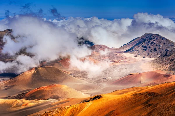 Haleakala vulkan auf maui insel in hawaii — Stockfoto