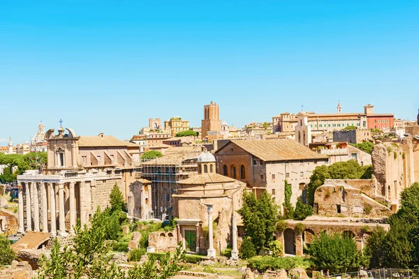 Forum Romanum v Římě — Stock fotografie