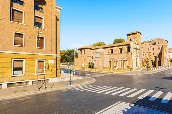 Kerk van San Nicola in Carcere in Rome, Italië — Stockfoto