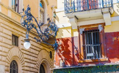 Roma 'daki Piazza del Popolo, İtalya.