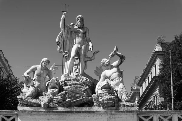Neptunbrunnen in Rom, Italien. — Stockfoto