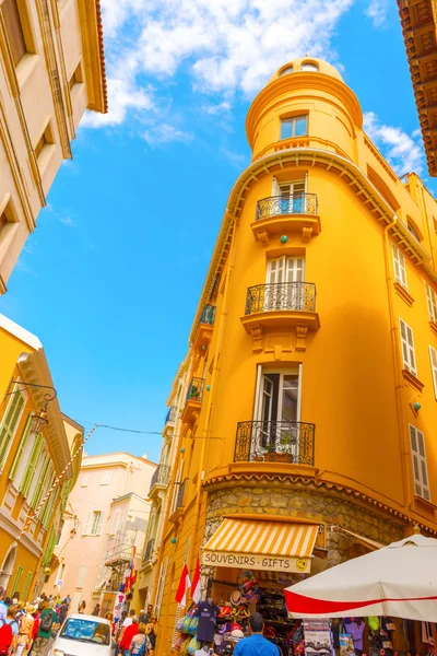 Monaco-Ville városában utca — Stock Fotó