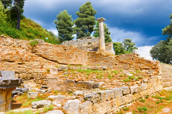 Ruinas en Olympia, Grecia — Foto de Stock