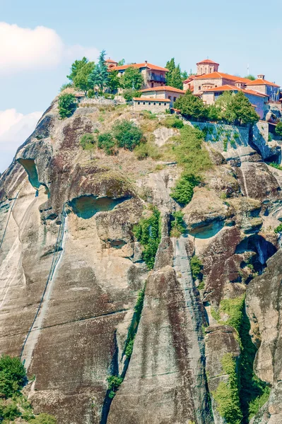 El Santo Monasterio de Gran Meteorón en Grecia — Foto de Stock