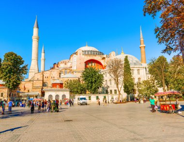 Istanbul'da Ayasofya Bazilikası