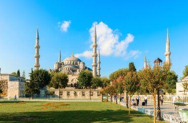 İstanbul, Türkiye 'deki Sultan Ahmed Camii.