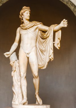 Belvedere Apollo - heykel Vatikan Müzesi'nde