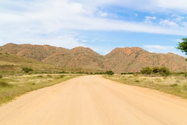 Namibská poušť krajina v Namibii — Stock fotografie