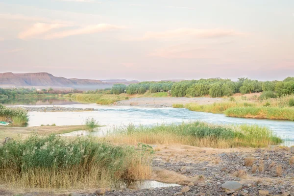 Orange River Namibia and South Africa border — Stock Photo, Image